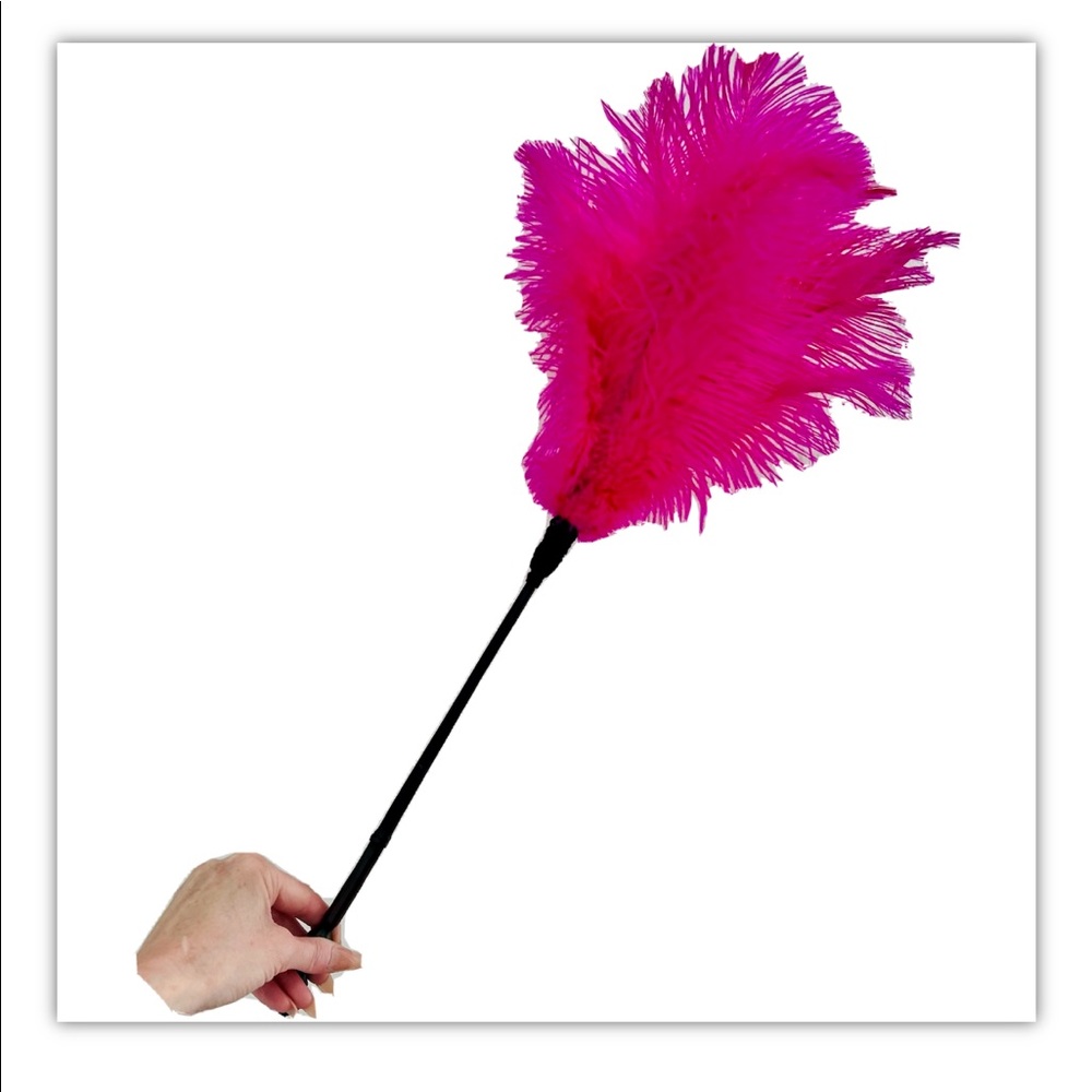 New! Handmade Ostrich Feather Duster